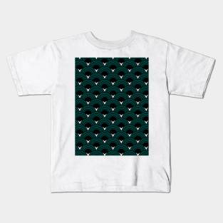 Art Deco Fan Pattern Kids T-Shirt